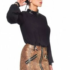 PATRICE CATANZARO Ann Fetish Skirts | Snake Print