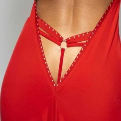 PATRICE CATANZARO Fetish Separates Texas Thong Lycra Red -PATRICE CATANZARO Shop Texas Thong Lycra Red Fetish Separates Patrice Catanzaro SEXYSHOES COM 3 grande