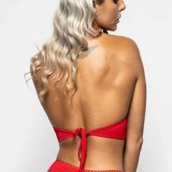 PATRICE CATANZARO Shop -PATRICE CATANZARO Shop Trefle Top Lycra Red Fetish Tops Les Ptites Folies SEXYSHOES COM 2 grande