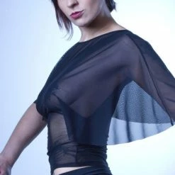 PATRICE CATANZARO Fetish Tops Aloha Sexy Top | Black Lycra -PATRICE CATANZARO Shop aloha sexy top black lycra fetish tops les ptites folies sexyshoescom 3 grande