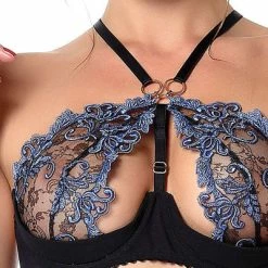 PATRICE CATANZARO Fetish Separates Dory Fetish Bra | Black Embroidery 8 PATRICE CATANZARO Fetish Separates Dory Fetish Bra | Black Embroidery -PATRICE CATANZARO Shop dory fetish bra black embroidery fetish separates impudique sexyshoescom 3 grande