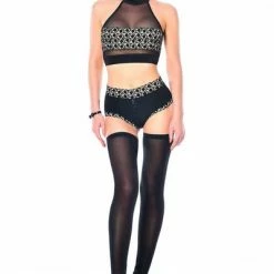 PATRICE CATANZARO Fetish Sets Liberty Shorts And Stocking Set
