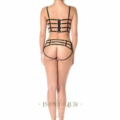 PATRICE CATANZARO Bras Nala Bra | Black Leatherette 10 PATRICE CATANZARO Bras Nala Bra | Black Leatherette -PATRICE CATANZARO Shop nala bra black leatherette lingerie separates impudique sexyshoescom 4 grande